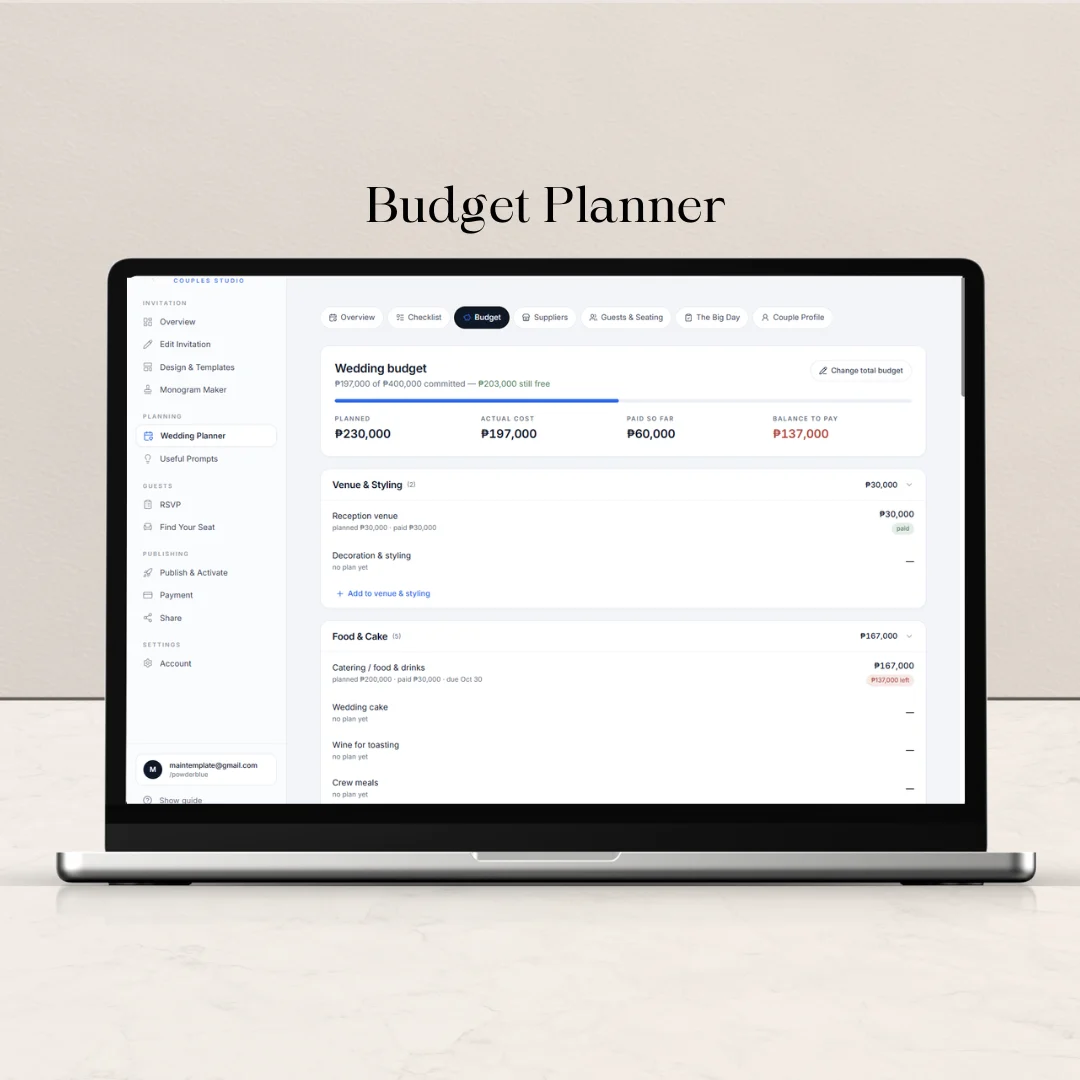 Built-in Wedding Planner — photo 2