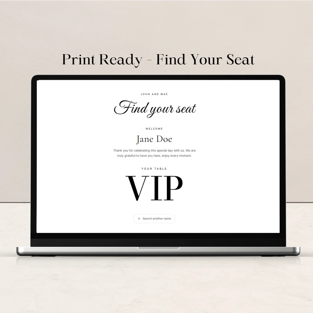 Find Your Seats and Prompts — photo 3